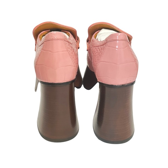 NWT GUCCI Horsebit platform pink powder leather loafers Size 38 & 38.5 - Picture 5 of 10